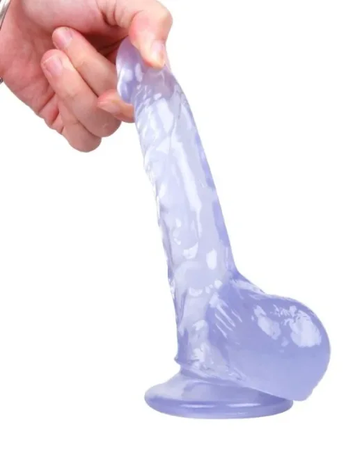 16,5 cm Mor Dildo – Medikal Silikon