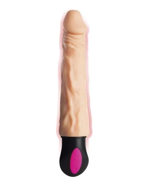 Cocksman Realistik Vibratörü TPE Ten Rengi 26,5 cm – Isıtmalı alternatif görünüm