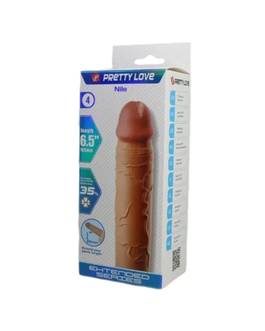 Nile Gerçek Hissiyatlı Uzatıcı Penis Kılıfı – Hissedilir Damarlı