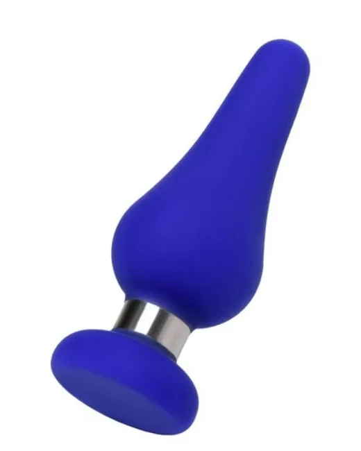 Slassic Anal Plug Boyut L Mavi, 13 cm – Silikon