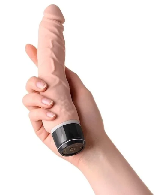 Bolv Realistik Ten Rengi Vibratör Rengi 19,3 cm – Silikon – Tasarım 01