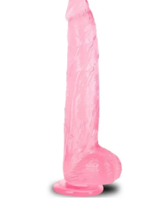 33 cm Pembe Realistik Dildo – Medikal Silikon alternatif görünüm