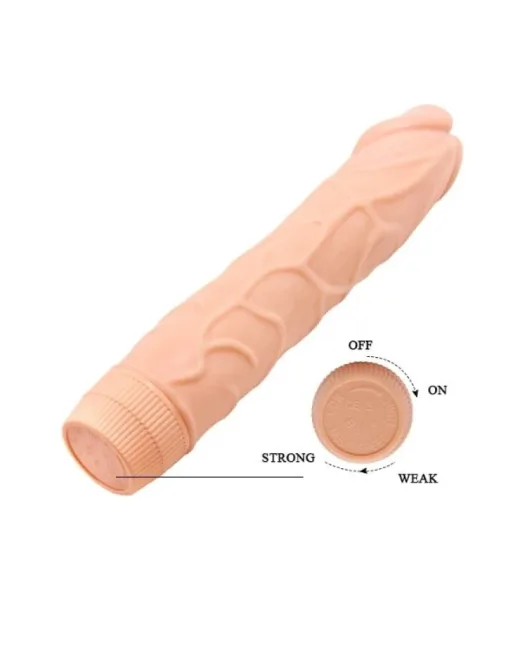 Güçlü Titreşimli 22,5 cm Realistik Vibratör – Hissedilir Damarlı