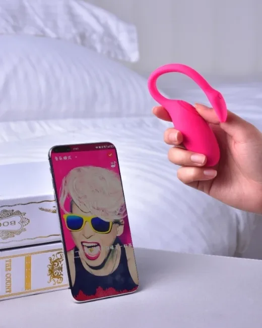 Flamingo Akıllı Telefon Uyumlu Vibratör – Silikon, Şarjlı