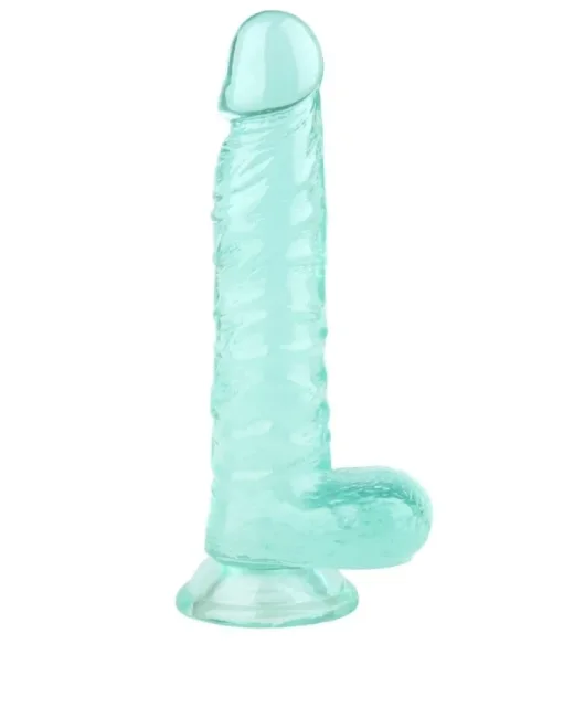 20 cm Yeşil Realistik Dildo – Medikal Silikon alternatif görünüm