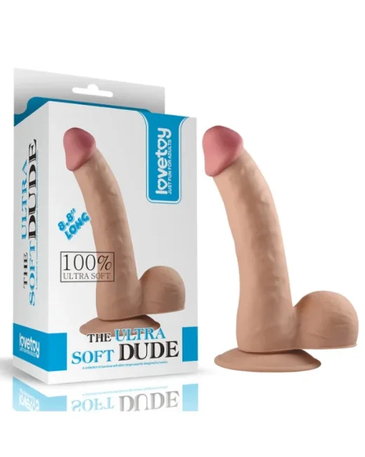 THE ULTRA SOFT DUDE, Love Toy tarafından özenle tasarlanmış lüks dildo koleksiyonudur. – 17 cm Kullanılabilir