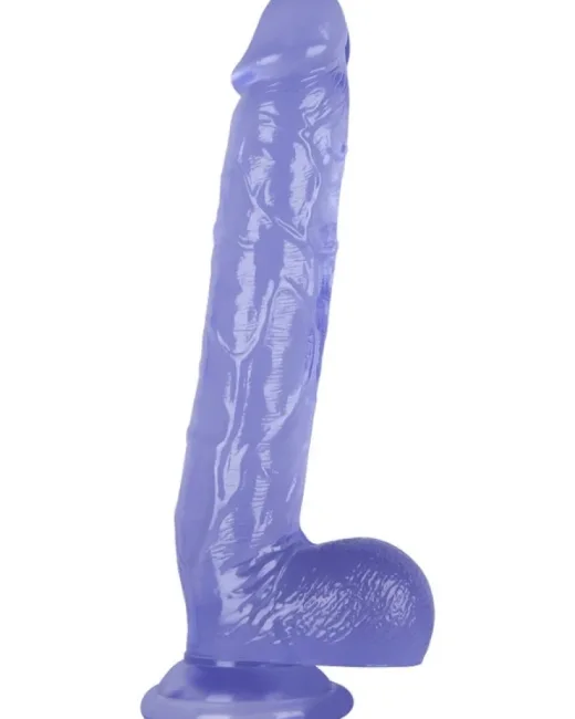 28 cm Mavi Realistik Dildo – Medikal Silikon