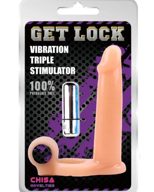 Get Lock Triple Stimulator Titreşimli Protez Penis Halkası alternatif görünüm
