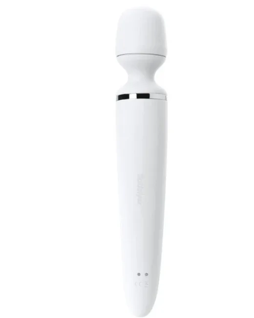 Satisfyer Wand-er Woman Beyaz Vibratör 34 cm – Silikon