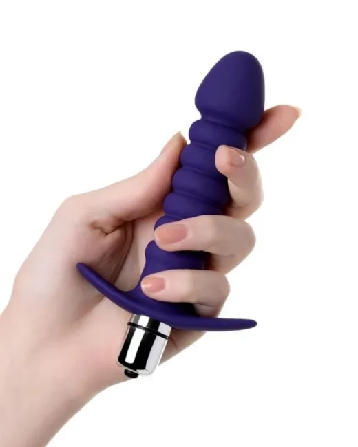 Condal anal vibratör suya dayanıklı Mor, 14 cm – Silikon