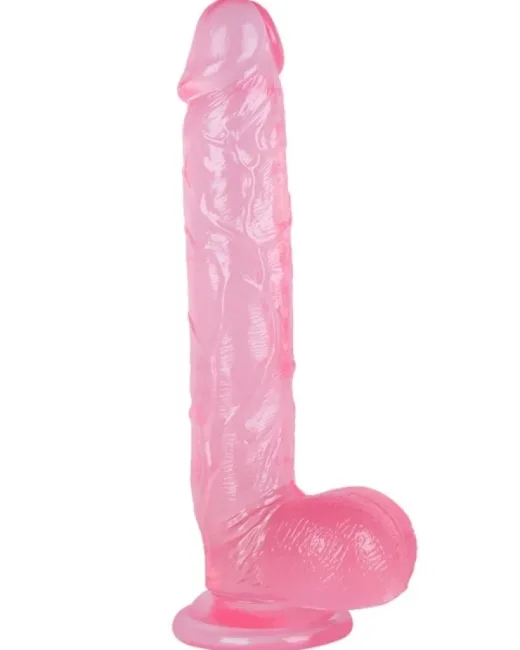 28 cm Pembe Realistik Dildo – Medikal Silikon – 5 cm Kalınlık alternatif görünüm