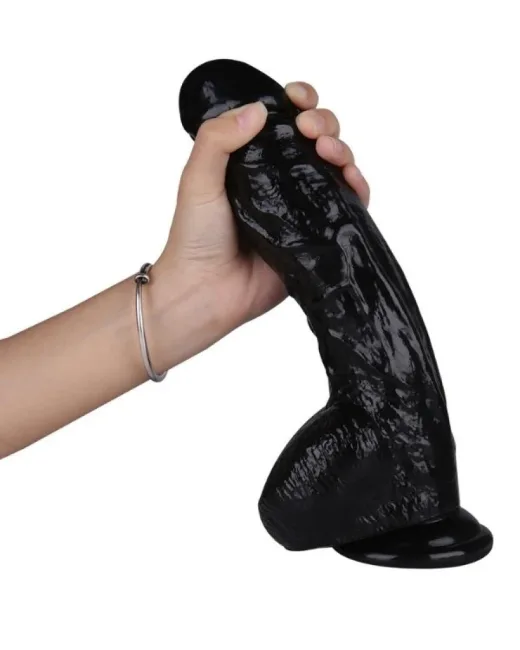 26,5 cm Siyah Dildo – Medikal Silikon