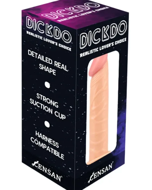 Dickdo Gerçekçi Penis Formlu Dildo 14 cm – Hissedilir Damarlı, Vantuzlu alternatif görünüm
