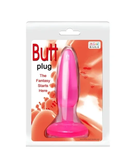 Pembe Butt Plug Anal Tıkaç – Vantuzlu