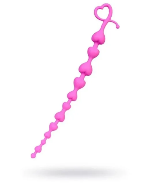 Long Sweety anal Zinciri silikon pembe 34 cm 2,7 cm