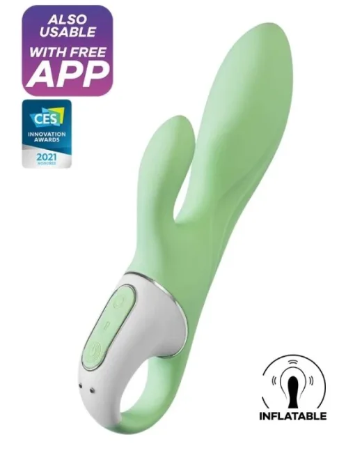 Satisfyer Air Pump Banny 5 Telefon Kontrollü Anal Vibratör – Silikon, Şarjlı