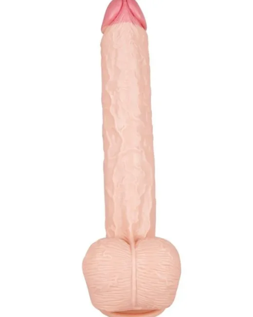 Ten Rengi 41 cm Dildo – Sıvı Silikon, Hissedilir Damarlı