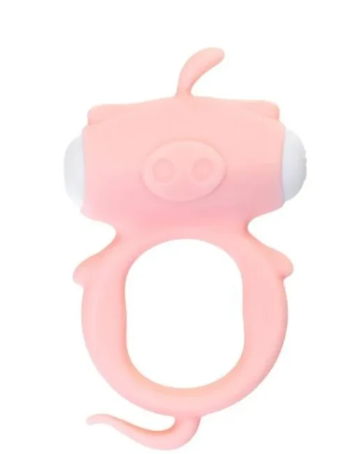 Kear Titreşimli Penis Halkası Silikon Pembe 2 cm alternatif görünüm