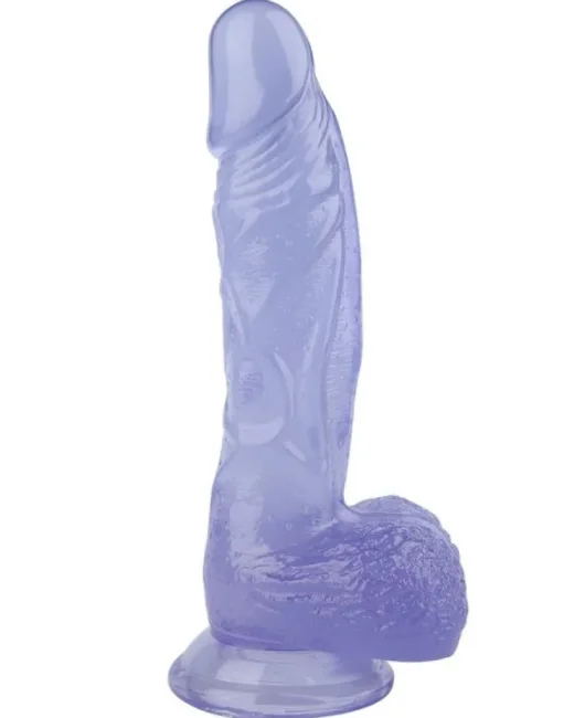 22,5 cm Mor Dildo – Medikal Silikon