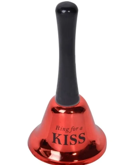 Ring for a Kiss Kırmızı Çan Anahtarlık alternatif görünüm