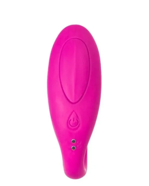 Dolphy Çiftler İçin Vibratör Silikon Pembe 9,6 cm – Şarjlı, Kumandalı alternatif görünüm