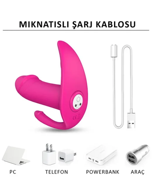 Didi G-Noktası ve Klitoris Emiş Özellikli Kumandalı Vibratör – Silikon