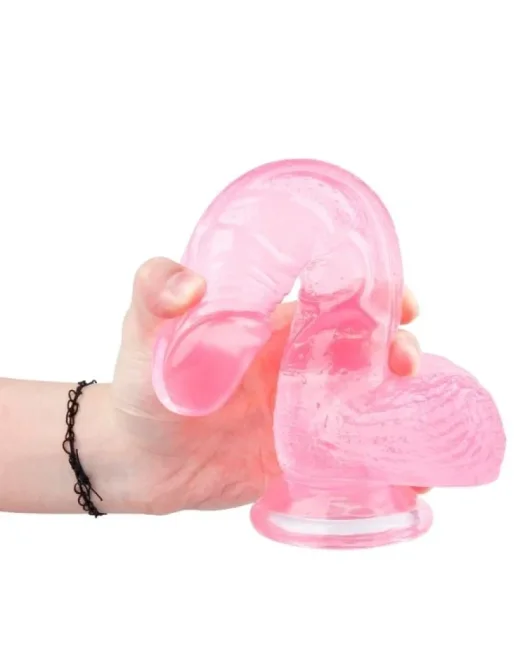 22,5 cm Pembe Dildo – Medikal Silikon