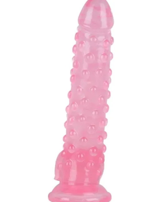 24 cm Pembe Dildo – Medikal Silikon – 383 g