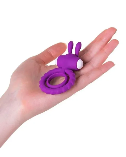 Jos Good Bunny Titreşimli Mor Penis Halkası – Silikon alternatif görünüm