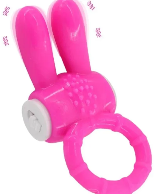 Tavşan Kulaklı Tırtıklı Penis Halkası – Medikal Silikon