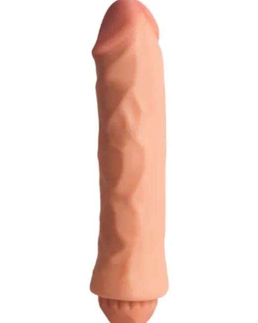 Real Touch Çift Katmanlı 19 cm Vibratör