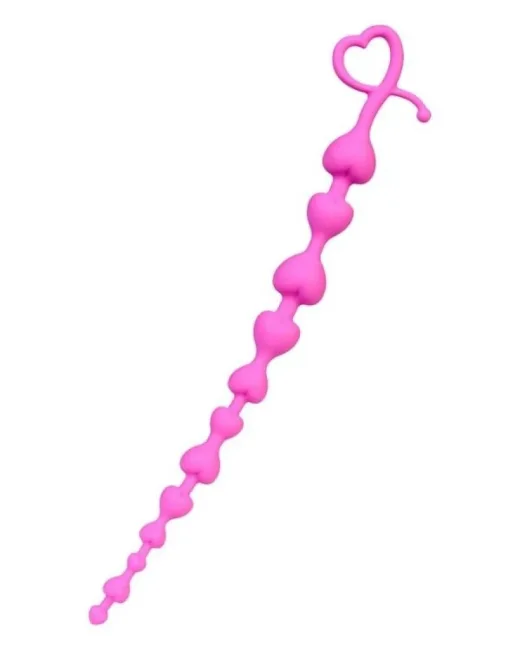 Long Sweety anal Zinciri silikon pembe 34 cm 2,7 cm alternatif görünüm