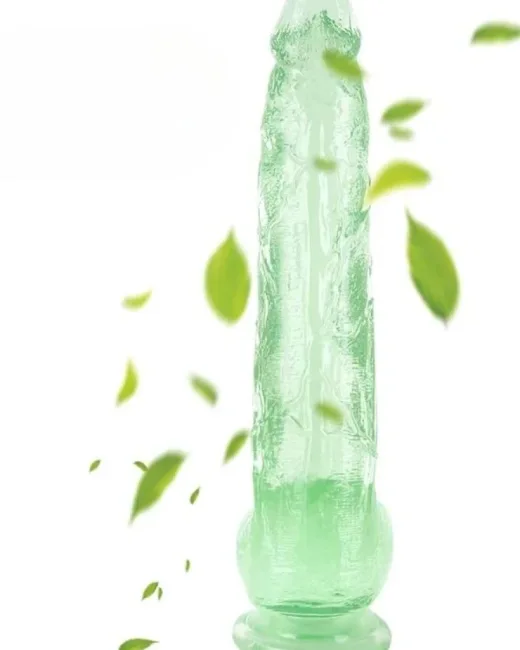 32 cm Yeşil Dildo – Medikal Silikon