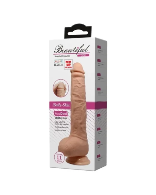 Beautiful Dick 11 i̇nç Vibratör – Hissedilir Damarlı