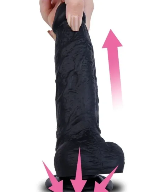 32 cm Siyah Dildo – Medikal Silikon – 6 cm Kalınlık alternatif görünüm