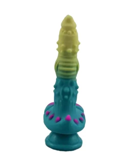 Yeşil Mavi Canavar Dildo – Vantuzlu