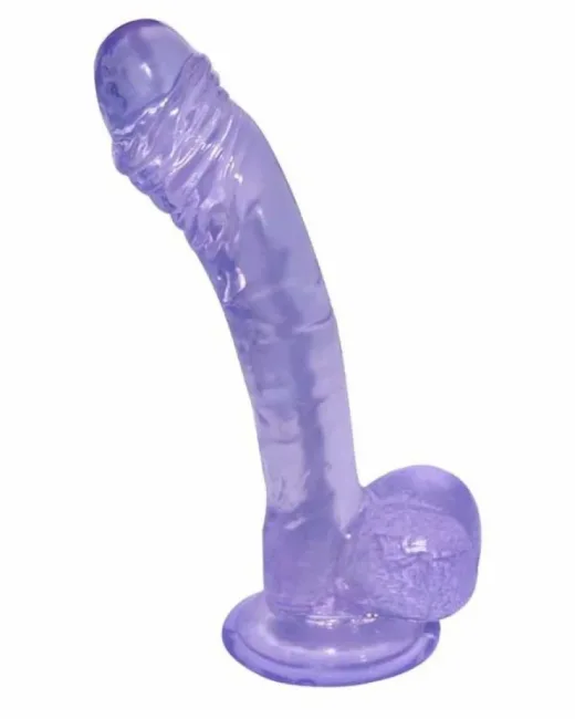 19 cm Mor Dildo – Medikal Silikon – 3 cm Kalınlık