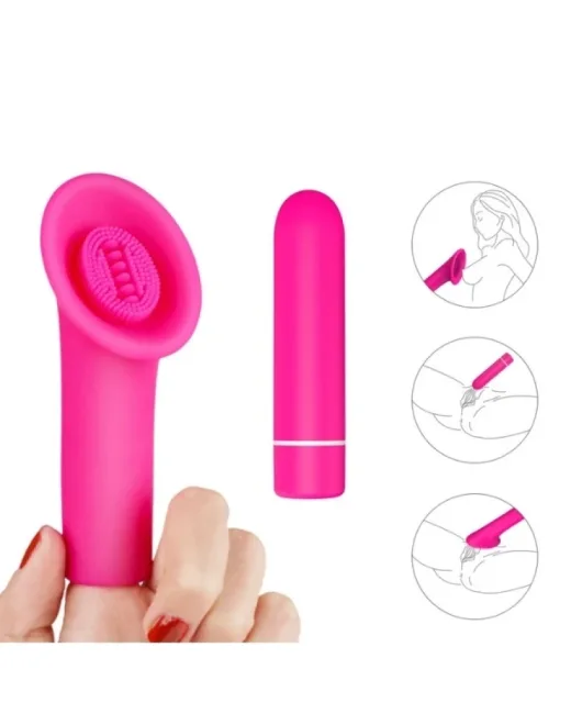 S-Hande Glory Tırtıklı Yüzey Klitoris Uyarıcı Mini Vibratör – Silikon