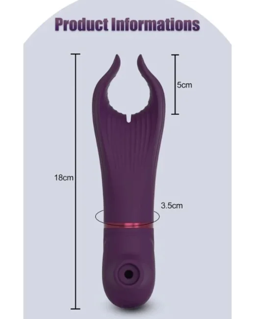 3'u 1 Arada Güçlü Meme, Vajina, Klitoris Stimülatörü, Çiftler için Vibratör – Şarjlı