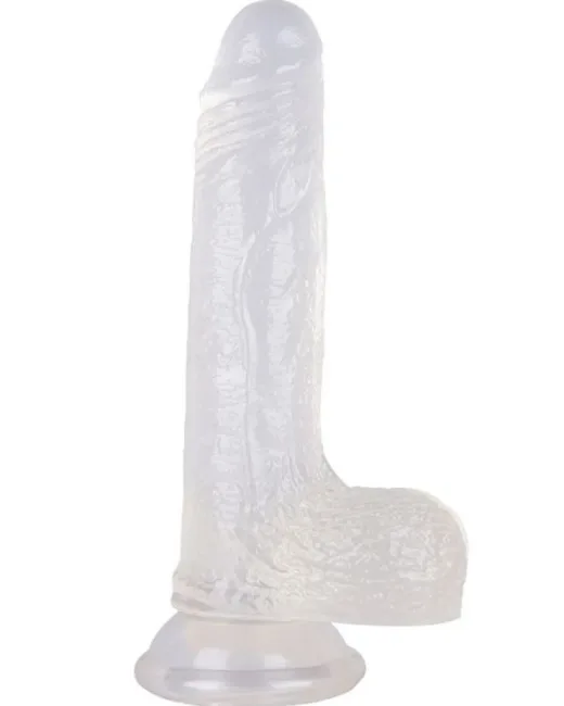 18 cm Beyaz Dildo – Medikal Silikon – 3,7 cm Kalınlık