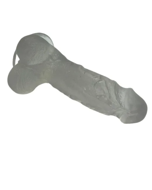 Beyaz Realistik Dildo – Medikal Silikon