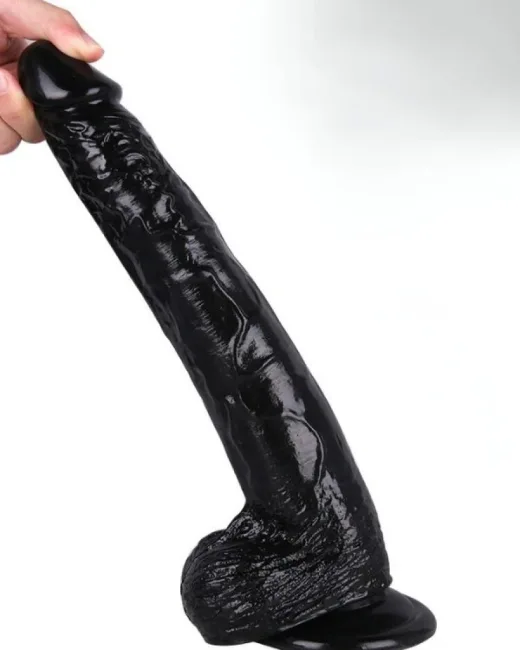 29,5 cm Siyah Dildo – Medikal Silikon