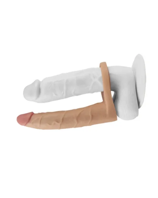 Bu titreşimli, gerçekçi 7 inçlik kayışlı anal dildo ile onun zevkini ikiye katlayın. alternatif görünüm