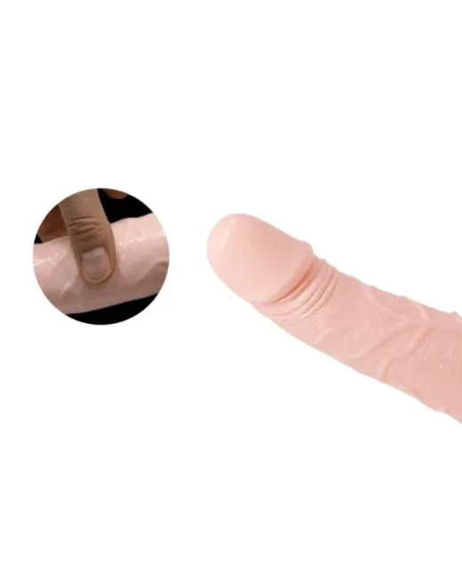 6 cm Dolgulu İçi Boş Titreşimli Belden Bağlamalı Straplon Kumandalı Vibratör – Hissedilir Damarlı
