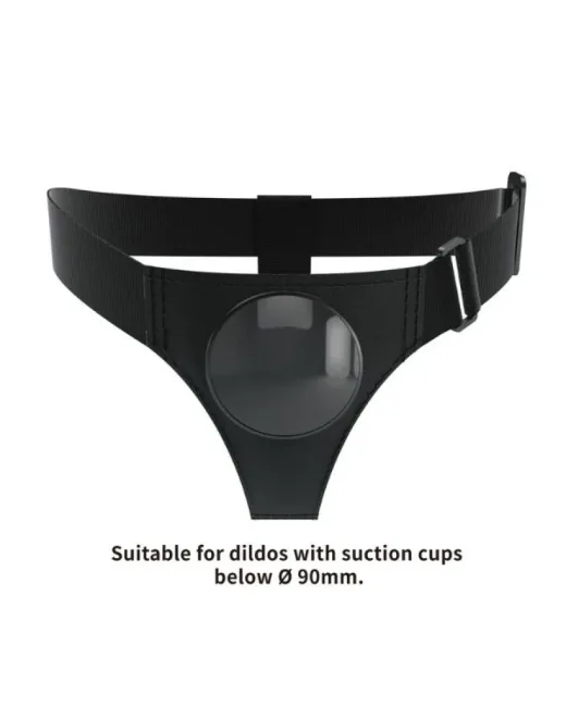 Babby Harness Briefs Vantuzlu Dildo Vibratör Uyumlu Belden Bağlamalı Kemer – Metal