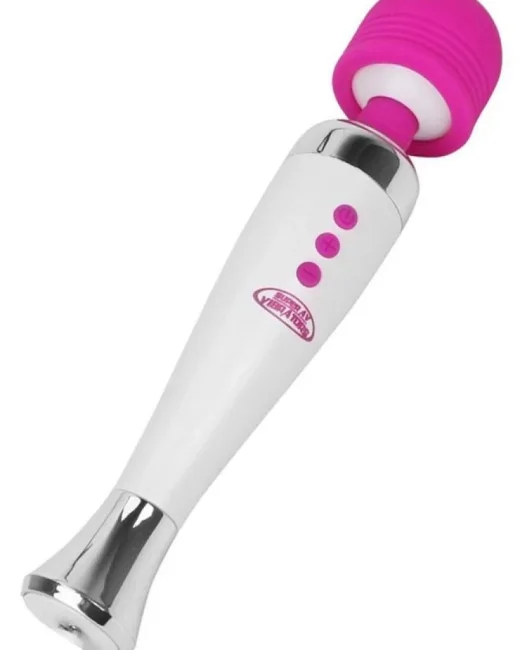 Super AV Şarjlı Masaj Vibratörü – Silikon