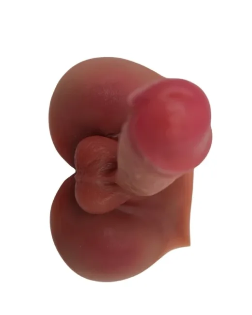Gerçekçi Yarım Vücut Dildo Mastürbatör 19 cm