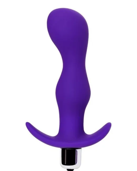 Kamet Anal Vibro Plug Beden L mor 14 cm – Silikon alternatif görünüm