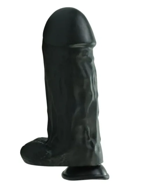 27 cm Siyah Dildo – Medikal Silikon – 8,8 cm Kalınlık