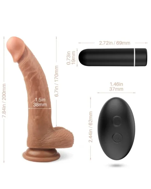 S-Hande 20 cm Croods Vibratör – Silikon, Şarjlı alternatif görünüm